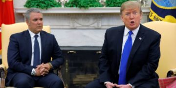 EEUU: Presidente de Colombia se reúne con Trump en la Casa Blanca