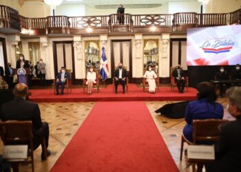El presidente Luis Abinader encabezó celebración del Día Nacional de la Biblia, instituido mediante la ley número 208-84.