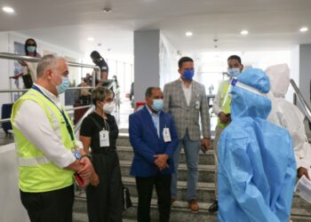 Departamento Aeroportuario supervisa cumplimiento protocolo por Covid-19 en el AILA