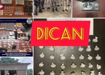 DICAN decomisa drogas, armas de fuego y objetos; apresa decenas personas