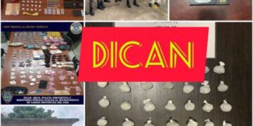 DICAN decomisa drogas, armas de fuego y objetos; apresa decenas personas