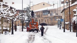 España, luego de la tormenta de nieve