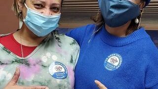 Milly Quezada se vacuna contra covid-19