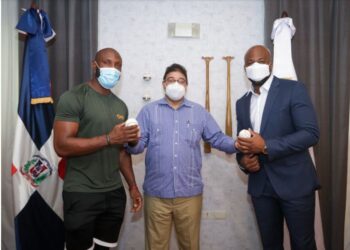 Camacho se reúne con Starling Marte y Mel Rojas