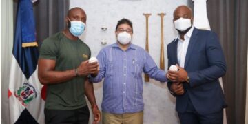 Camacho se reúne con Starling Marte y Mel Rojas