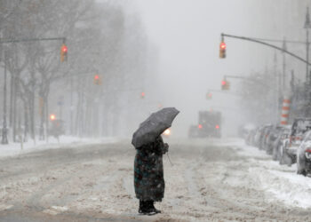 Gran tormenta de nieve en Nueva York