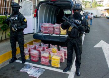 Autoridades ocupan 126 paquetes presumiblemente cocaína en La Altagracia