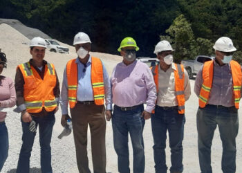 Ministro de Energía y Minas Antonio Almonte supervisa a la minera Belfond Enterprise