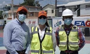 Alcaldía Santiago interviene la casa club y dos canchas para su remozamiento en sector Cecara