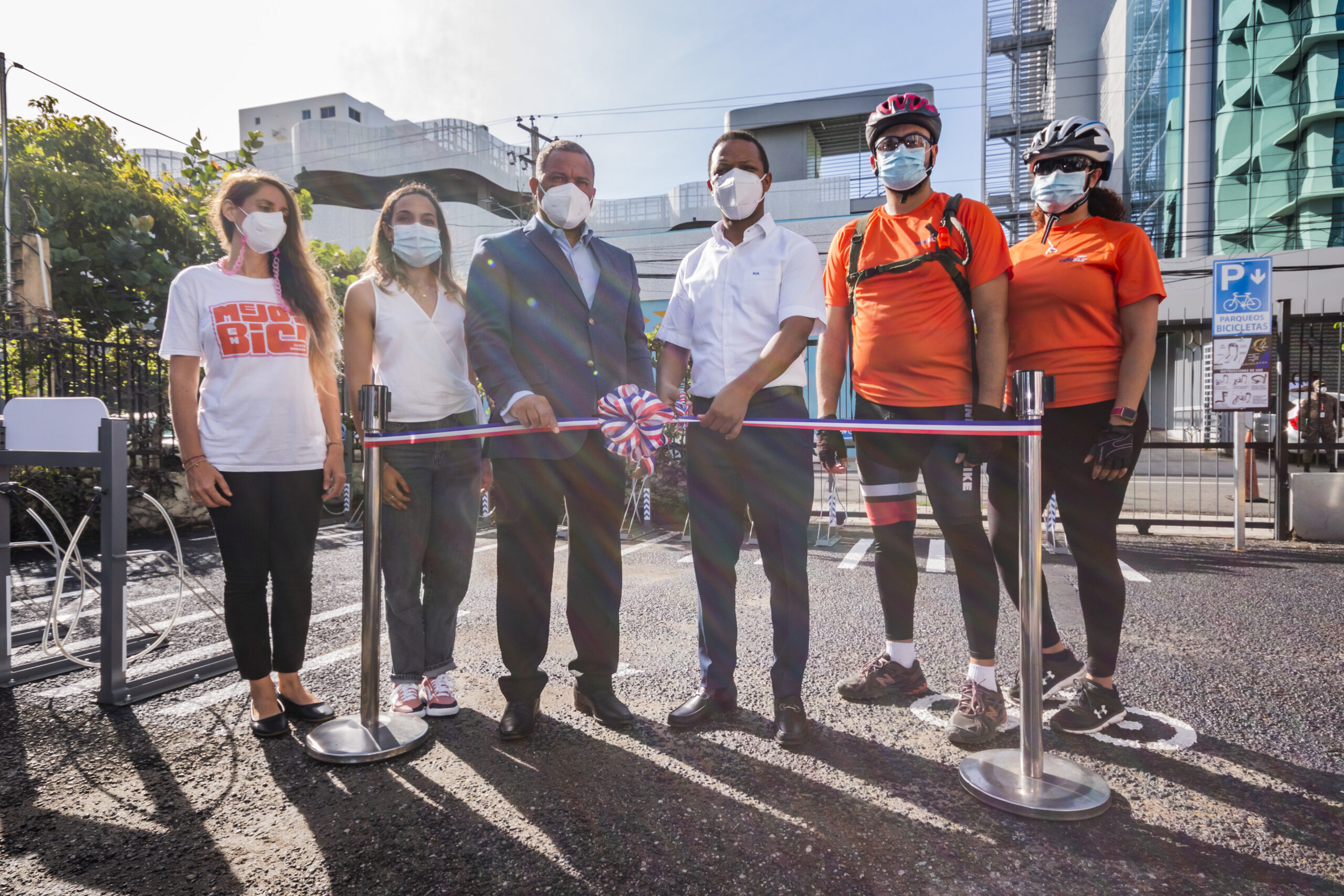 EDESUR inaugura biciparqueo en apoyo a movilidad sostenible en la empresa