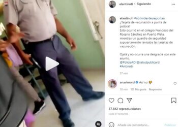 MINERD: Video de policía sacando arma a estudiantes es del 2019