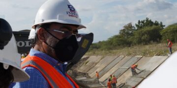 INDRHI destaca avances construcción de lagunas proyecto agrícola Azua ll
