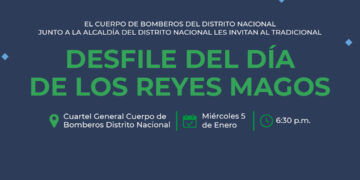 Cuerpo de Bomberos realizará hoy tradicional desfile de “Los Reyes Magos” en la capital