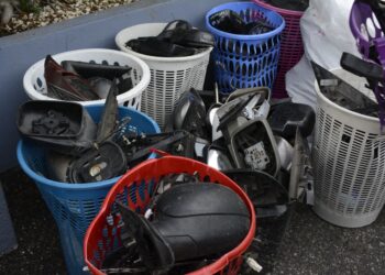 Policía Nacional da  duro golpe contra robo de piezas y accesorios a vehículos en las calles