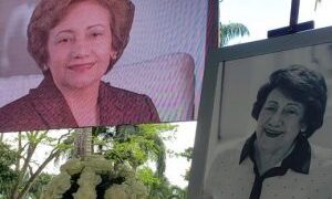 Sepultan restos de la exprimera dama Rosa Gómez de Mejía