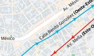 La avenida Mella y la Benito González cambiarán de sentido vial