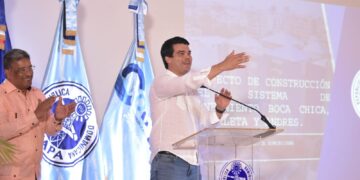 Wellington Arnaud: Gobierno  inicia proceso solución saneamiento Boca Chica, Andrés y La Caleta
