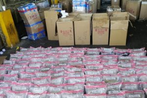 DNCD ocupa 220 paquetes de marihuana en el Puerto de Haina, que llego desde EE.UU