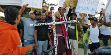 Peregrino Sanjuanero, inicia viaje San Juan a Santo Domingo  para que se otorguen permisos  explotación mina de oro