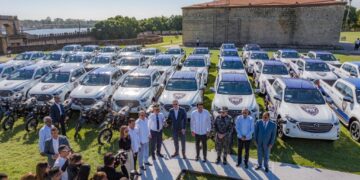 Presidente Abinader y ministro Collado entregan vehículos para fortalecer seguridad turística