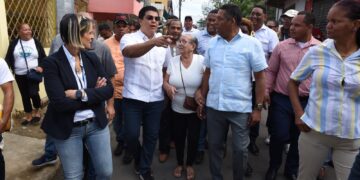 Director de la  CAASD Fellito Suberví supervisó la culminación de obras reclamadas por décadas por moradores de Santo Domingo Norte