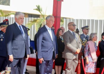 El Congreso Nacional realiza ceremonia de recibimiento al presidente de Portugal, Marcelo Rebelo de Sousa
