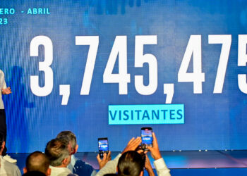 David Collado informa que han llegado 3.8 millones de visitantes en solo 4 meses
