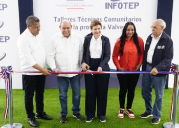 Vicepresidenta Raquel Peña inaugura centro de capacitación del INFOTEP en la provincia Valverde