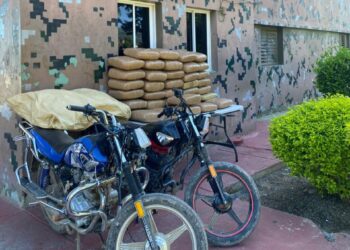 ERD, CESFRONT Y DNCD incautan mas 500 libras presumiblemente marihuana en Elías Pina