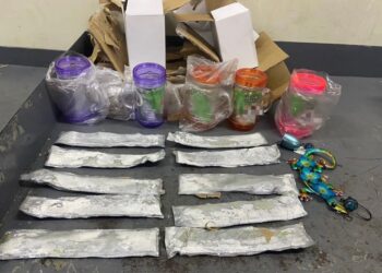 Ocupan 39 laminas de cocaina en INPOSDOM