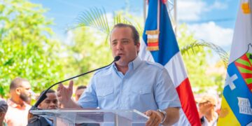 Ministro José Paliza inaugura el bulevar Manolo Tavárez Justo en el municipio Salcedo