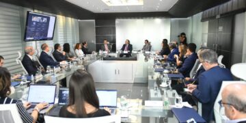 El Pleno de la Junta Central Electoral se reúne con los directivos del Consejo Nacional de la Empresa Privada (CONEP)