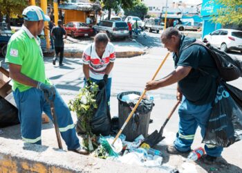 Alcaldía del DN realiza operativos de aseo antes durante y después de las festividades de Fin de Año