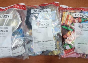 DNCD y el ministerio público desmantelan centro de empaque y distribución de drogas en Santiago