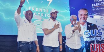 Frente Eléctrico PRM realiza gran concentración de apoyo a Abinader y candidatos SC