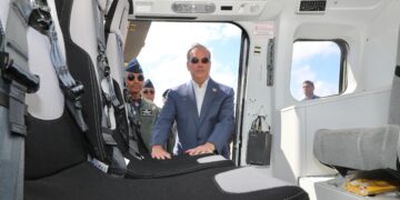 Presidente Abinader encabeza ceremonia recibimiento dos nuevas helicópteros en la FARD