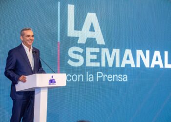 Presidente Abinader realizará este lunes encuentro LA Semanal con la Prensa desde Santiago