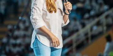 Carolina Mejía: «Por amor a SD, Guillermo senador y por amor a RD yo voto por Luis»