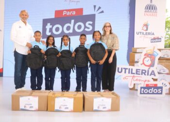 INABIE lanza “Utilería a Tiempo Para Todos” con la distribución, por primera vez, de más de 1.8 millones de kits escolares