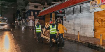 ADN recupera 977 metros lineales de acera en la José Martí tras operativo de Espacios Públicos