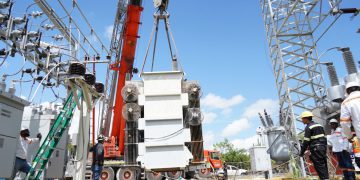 Edesur multiplica capacidad de servicio en Elías Piña con puesta en operación de transformador de potencia en subestación eléctrica
