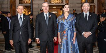 Presidente Abinader participa en cena oficial ofrecida por su homólogo de Costa Rica, Rodrigo Chaves Robles, en honor a jefes de Estado y de Gobierno